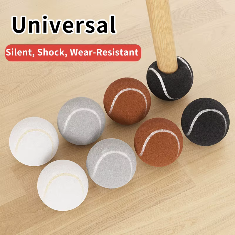 Couvre-pieds de table et de chaise (ballon de tennis + style chaussette de chaise) : coussinets de m