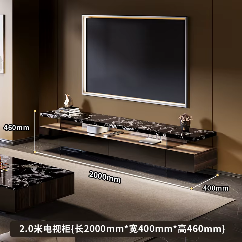 Meuble Tv moderne Vertical tiroirs De rangement meuble Tv De luxe Simple divertissement esthétique M