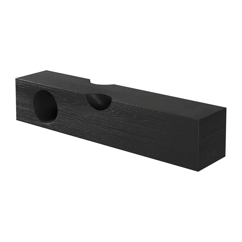 Tabouret rectangulaire européen porte proche adultes tabouret Design en bois changement de chaussure