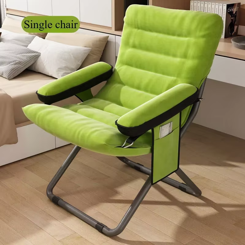 Canapé paresseux confortable, chaise inclinable pour dortoir, maison, balcon, bureau, simple, pliabl