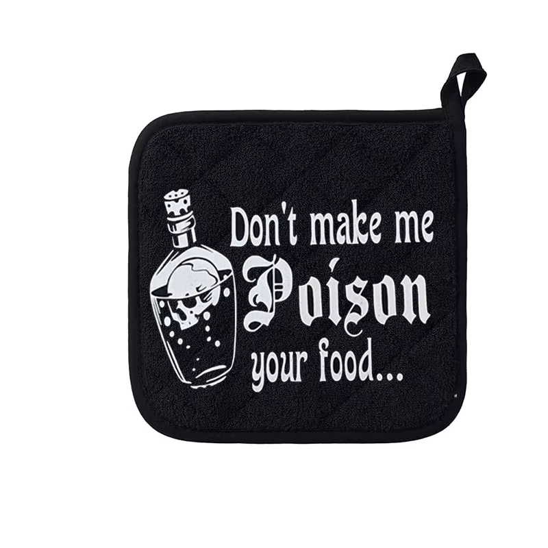 Ne me faites pas Poison votre nourriture support de pot drôle Halloween réveillon dîner automne pend
