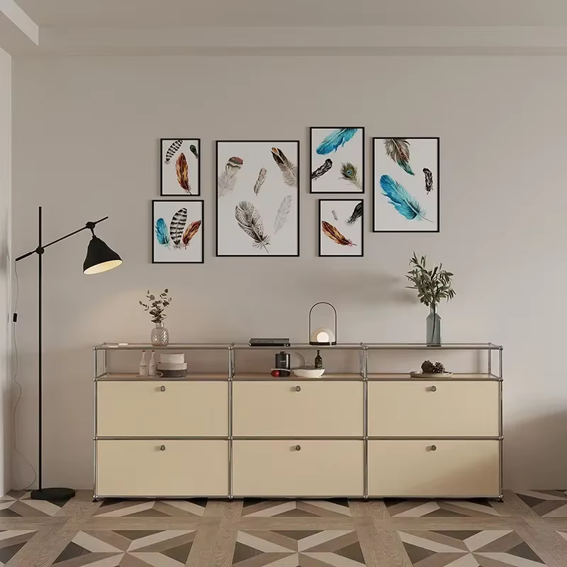 Module combiné buffets armoire tiroir armoires de salon commode latérale couloir rangement meuble TV