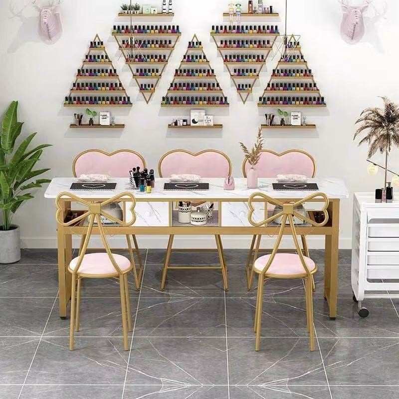 Tabouret de courtoisie avec nœud papillon, chaise de courtoisie rose, coussin en velours, cadre en m