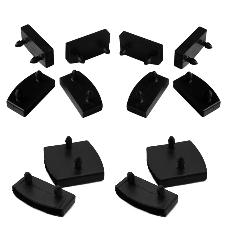 10 pièces carré noir en plastique remplacement canapé-lit lattes Center embouts support intérieur ma