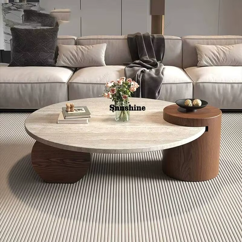 Table basse design en bois, style japonais moderne nordique, table basse de chambre minimaliste uniq