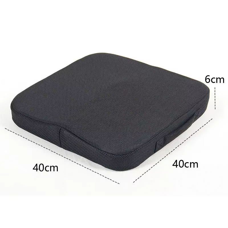 Coussin de siège épais pour fauteuil roulant, anti-escarre, éponge en accent d'abeille, respirant, c