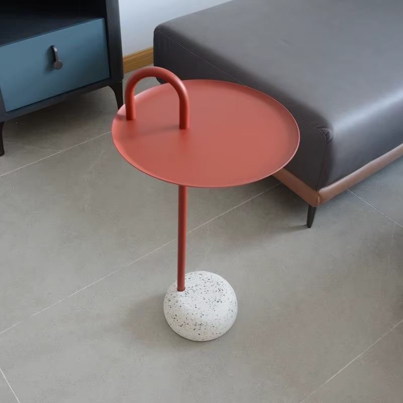 Table basse esthétique nordique Design Simple Table basse ronde ecléctique Meubles De Maison De beau
