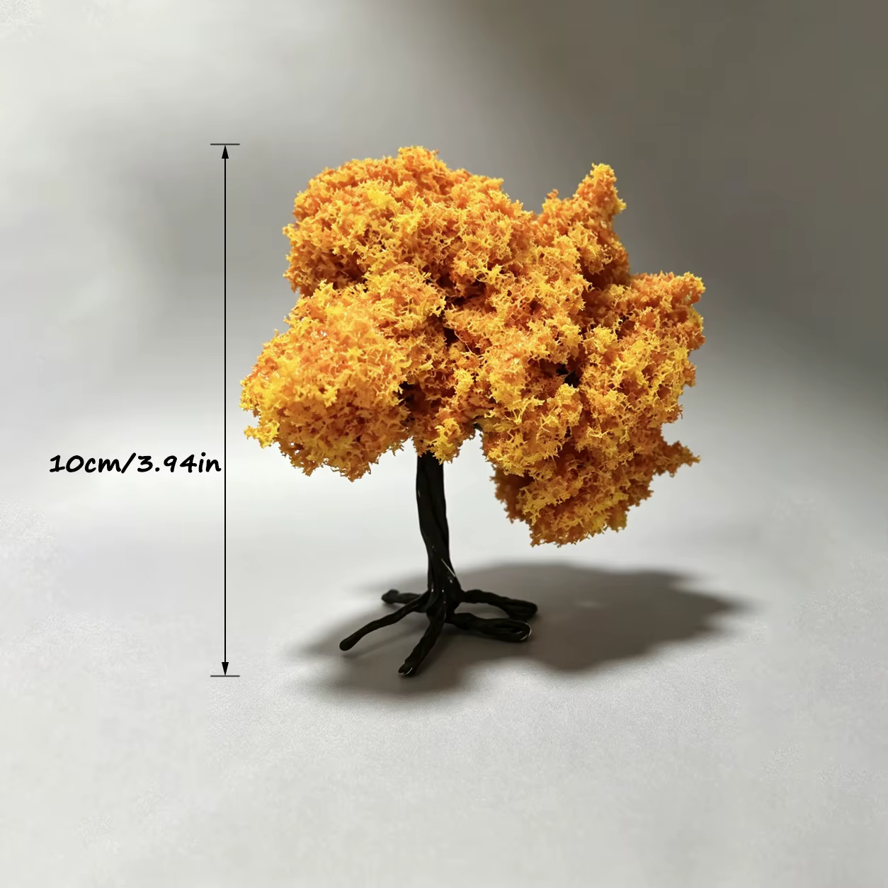 Arbre artificiel en fil de fer pour automne, mini-plateau de sable, scène de forêt montagneuse DIY, 