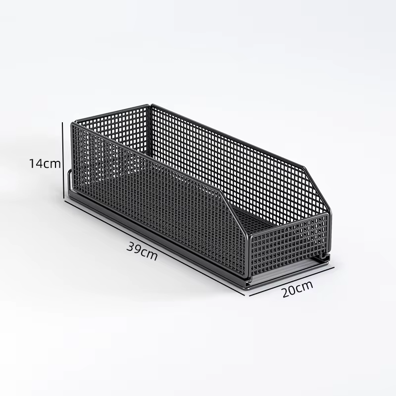 Meuble de rangement à tiroirs avec étagère coulissante, meuble étroit, meuble profond, panier de ran