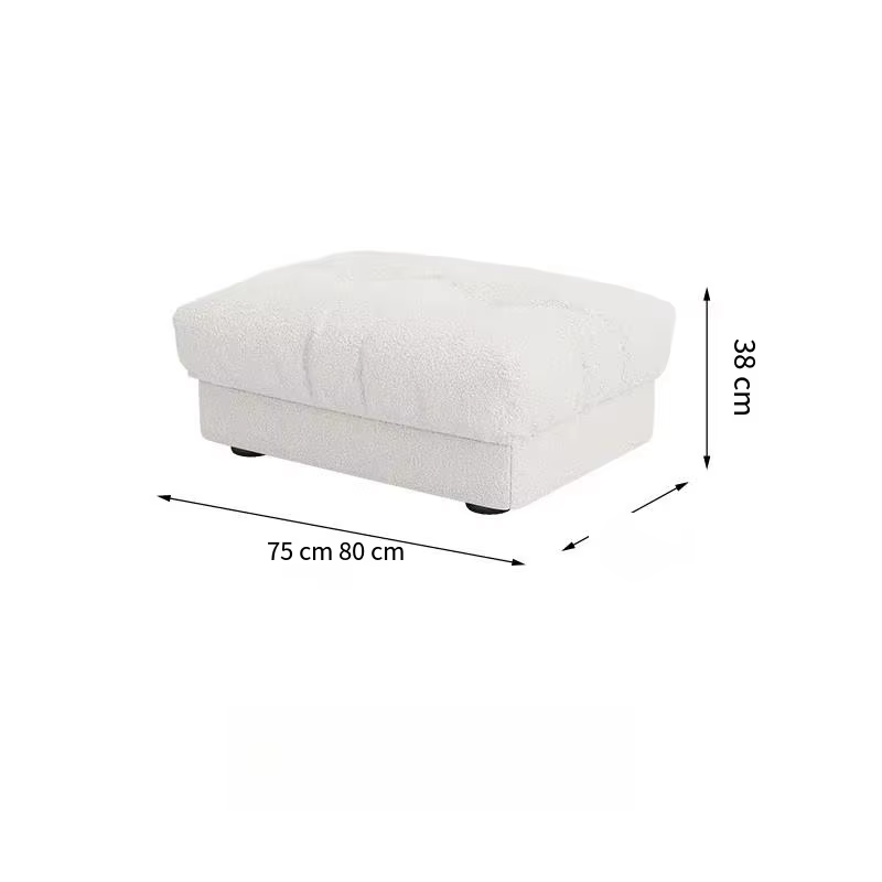 Canapé-lit Minimaliste de Luxe observateur et Confortable, Mobilier de Chambre à Coucher, Couleur Cr