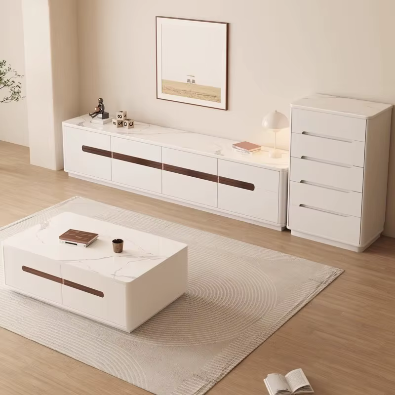 Meuble Tv moderne et esthétique du milieu du siècle, meuble Tv de luxe au sol, meuble de luxe, meubl