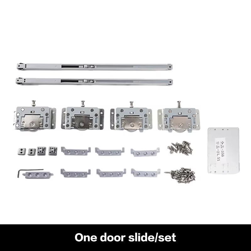 Accessoires de quincaillerie pour système coulissant push-pull sans rainure pour meuble TV, biblioth