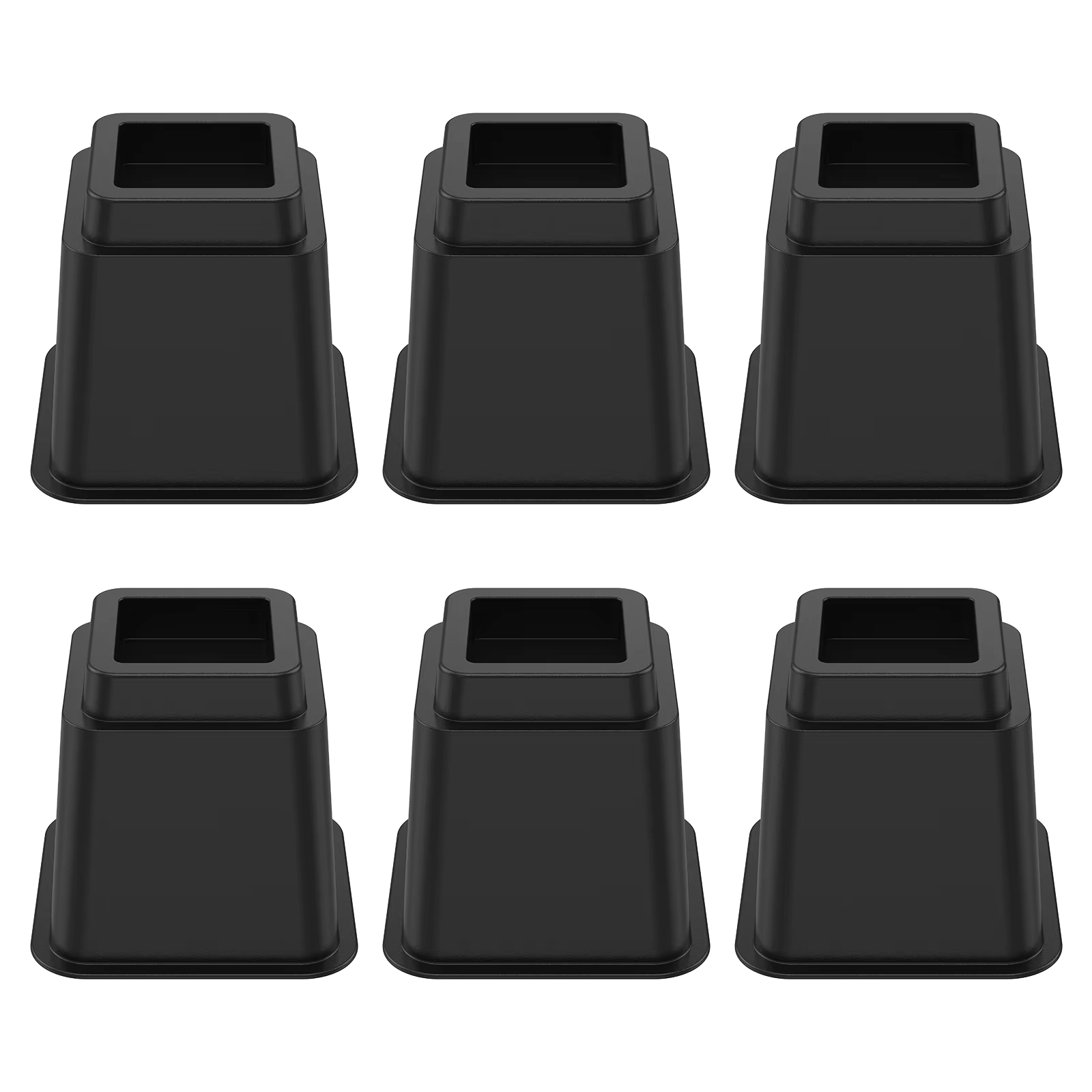 Rehausseurs de meubles robustes, 6 pièces, rehausseur de canapé, fond antidérapant, rehausseurs de T