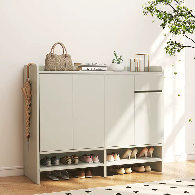 Meuble à chaussures design vertical pour l'entrée, étagère de rangement gain de place pour pantoufle
