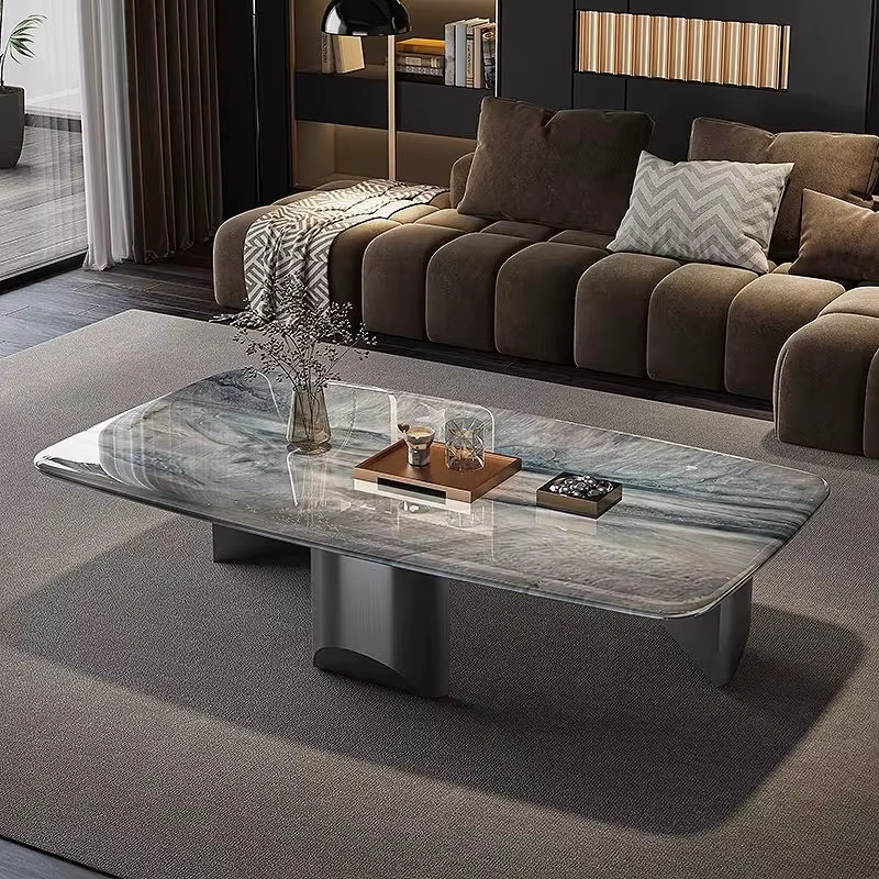 Cool Unique Table Basse à la mode Glam minimaliste neutre Table Basse salon moderne Table Basse Desi