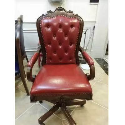 Chaise de salon moderne de luxe, chaise de bureau, chaise pivotante esthétique pour jeux, chaise con