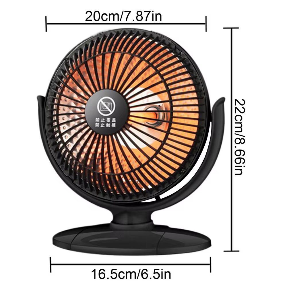 Mini radiateur de bureau Portable 200W, 6 pouces, économie d'énergie, chauffage sûr, Protection cont