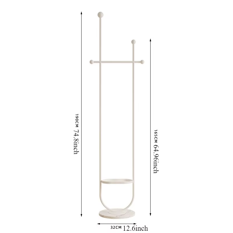 Support Portable porte-vêtements chambre support au sol cintre porte-chapeau maison moderne Perchero