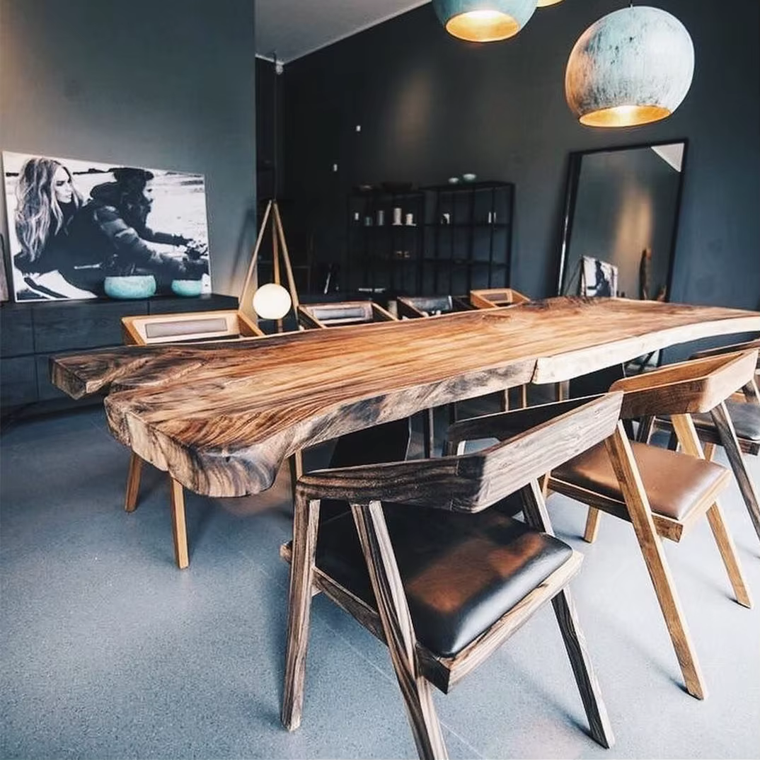 Tables à manger et chaises en bois, meubles de maison de luxe, restauration, vente en gros, prix bas