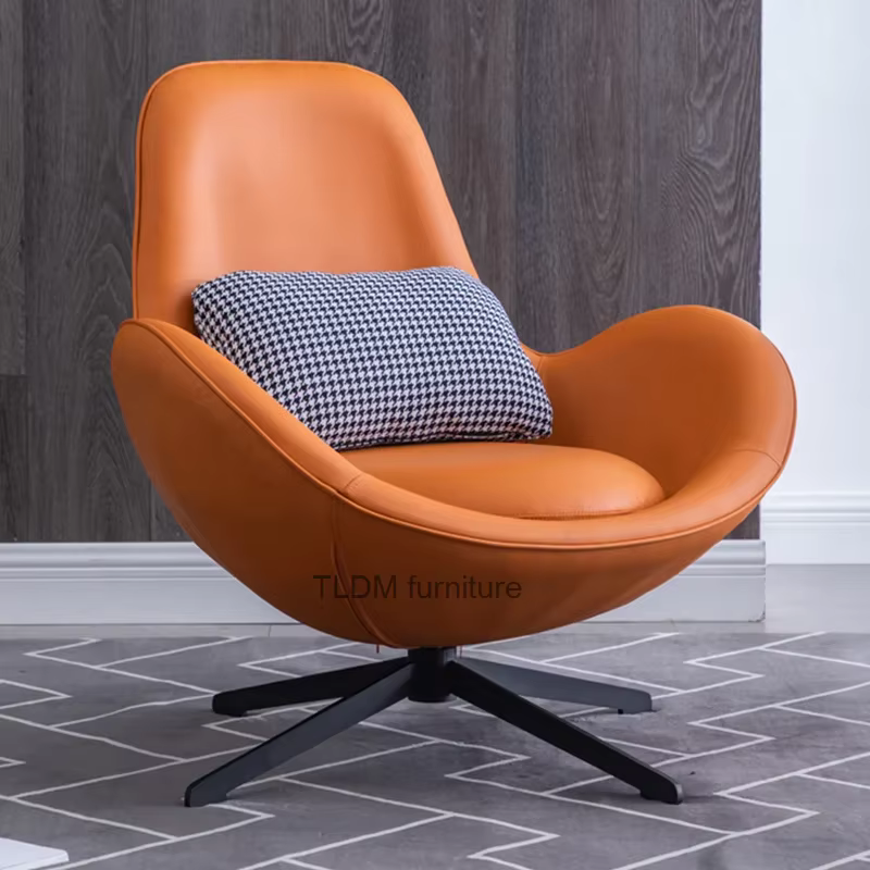 Chaise de tigre scandinave pour salon, canapé paresseux nordique, chaise œuf design, chaise de loisi