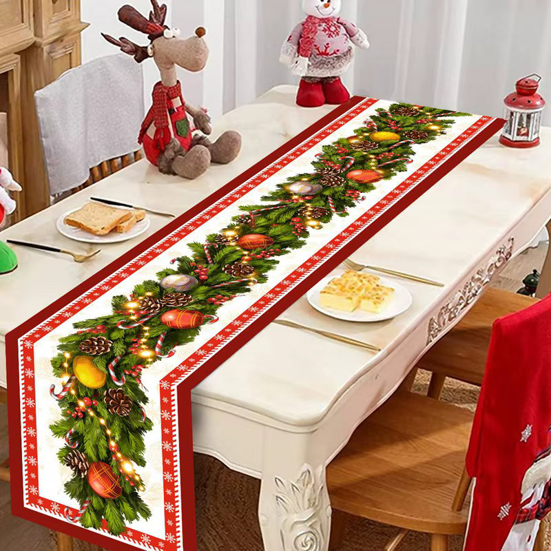 Nappe de poulet de Noël pour la décoration de la maison, couverture de table, cadeaux de nouvel an, 