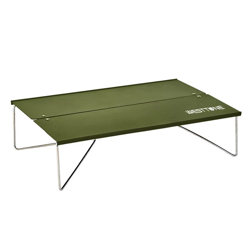 WESTTUNE Mini Table de Camping compacte Table de tente pliante ultralégère Portable Table d'extérieu