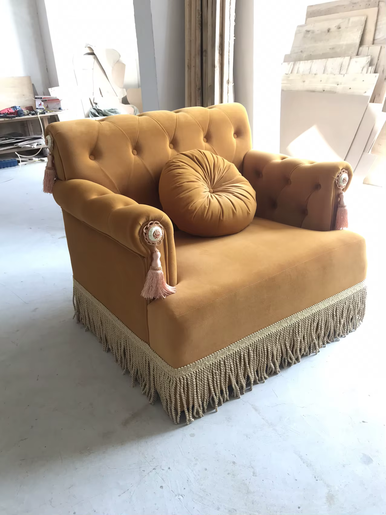 Salon paresseux salon canapés nordique minimaliste sol Double canapé adultes italien Articulos Para 