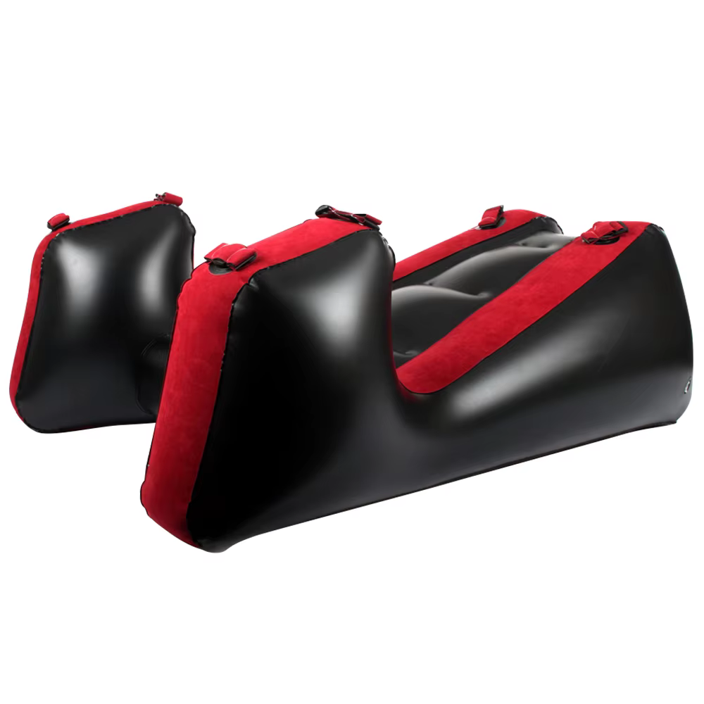 Flocage PVC avec sangles meubles sexuels aide jeux pour adultes chaise de sexe lit outils sexuels po