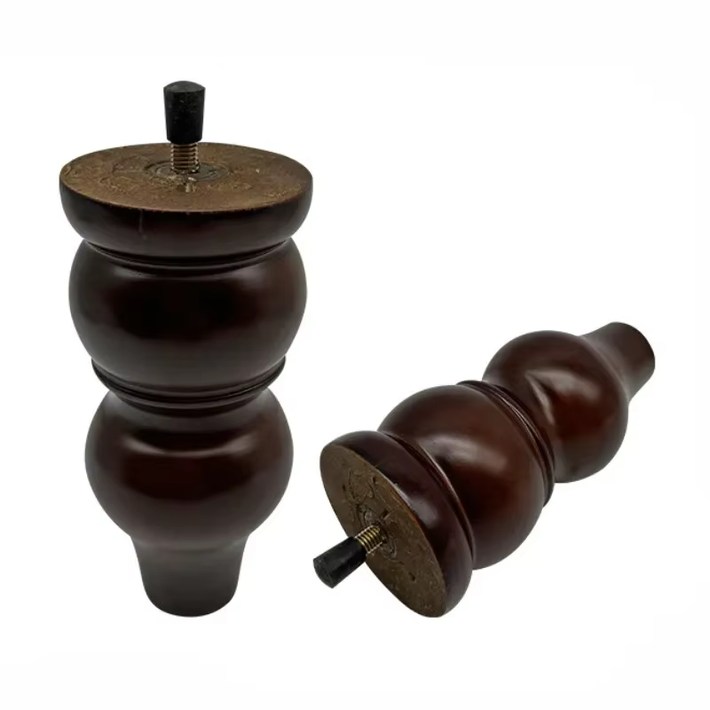 Pieds de Meubles en Bois Massif de Style Européen, Raccords de Remplacement pour Table Basse, Meuble