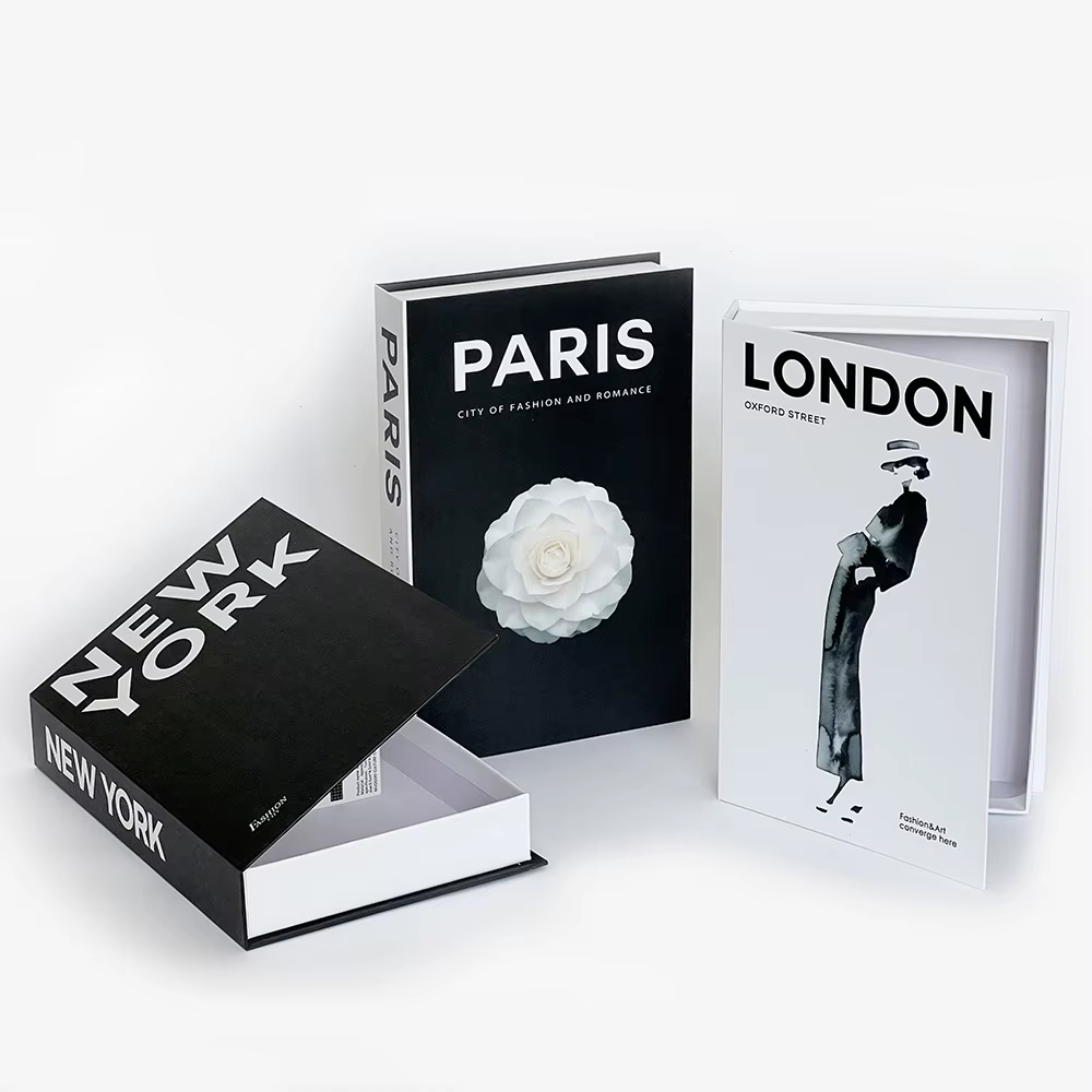 Faux livres d'art ouvrable à la mode