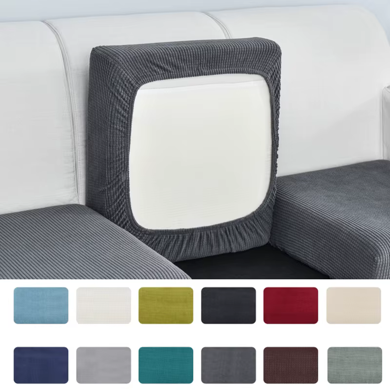 Housse de coussin de siège de canapé en Jacquard