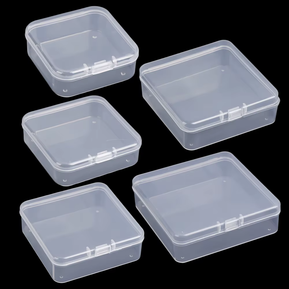 Boîte de rangement transparente pour petits objets