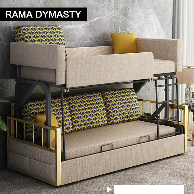 RAMA DYMASTY-Canapé-lit fonctionnel, lit superposé à la mode, meubles de salon