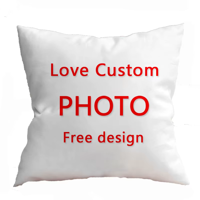 Housse de coussin personnalisée, Support personnalisé, oreiller pour chaises, coussins décoratifs pour la maison, pour canapé, 45x45
