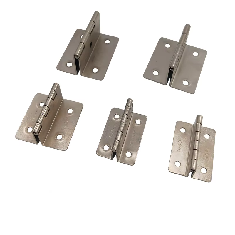 Quincaillerie de porte pliable pour meuble Vintage, 2 pièces, charnière Double pliante muette