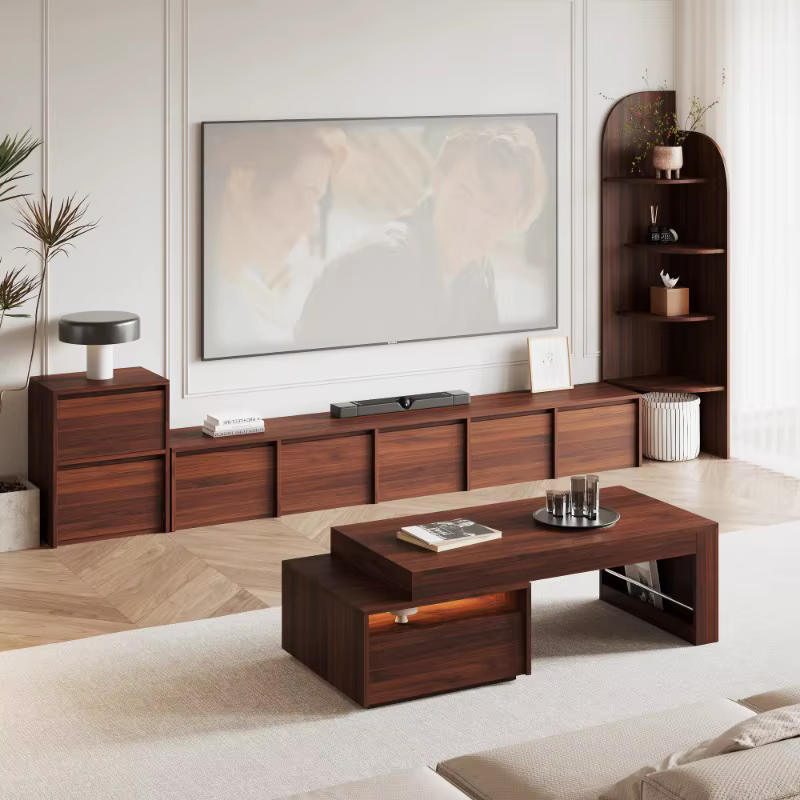 Wabi Sabi meuble Tv rétro avec tiroirs universel chambre