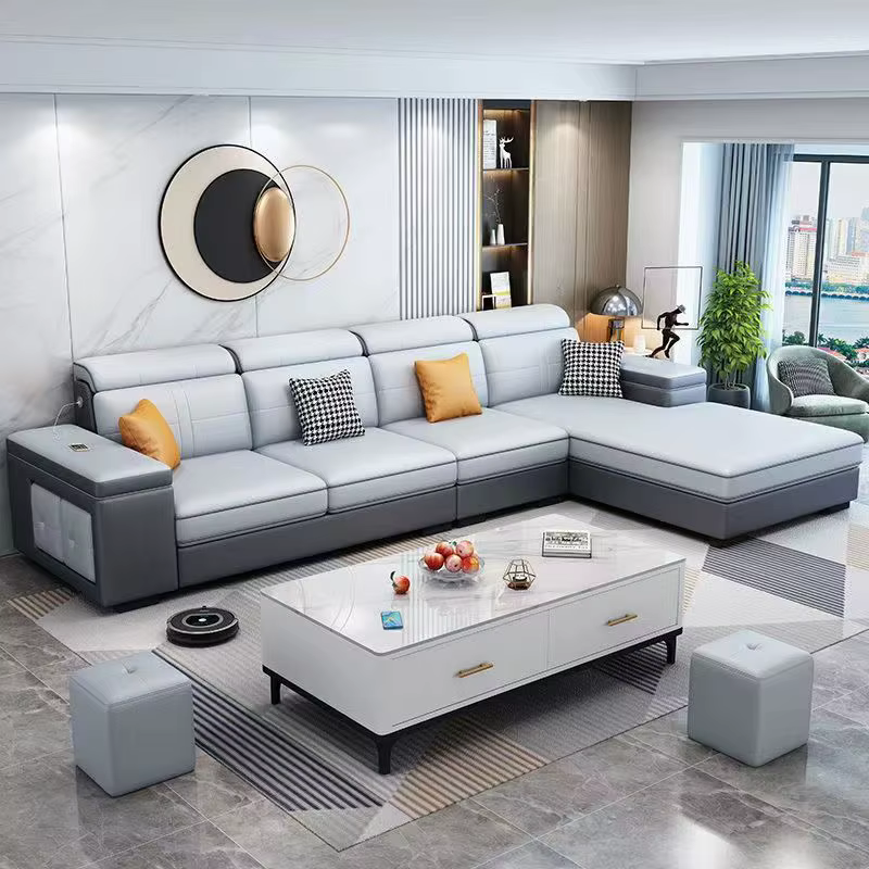 Canapé classique nordique salon rangement adultes coin canapés élégants sol design grand Divani Da Soggiorno accessoires pour la maison