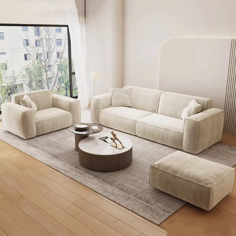 Relax famille salon canapé luxe sectionnel classique fond