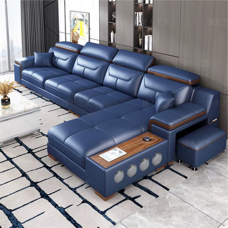 Adultes salon canapés classique Europe luxe confortable canapé d'angle appartement coussin Sedie Da Soggiorno maison accessoires