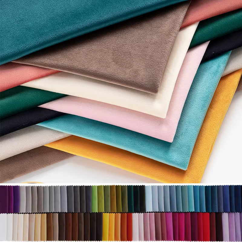 Tissu en velours pour canapé et chaises