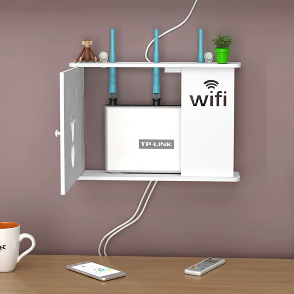 Boîte de rangement pour routeur WiFi