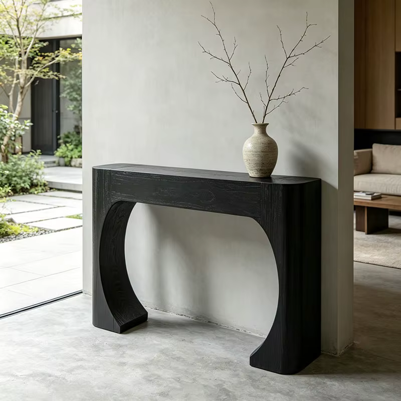 Table console de rangement moderne