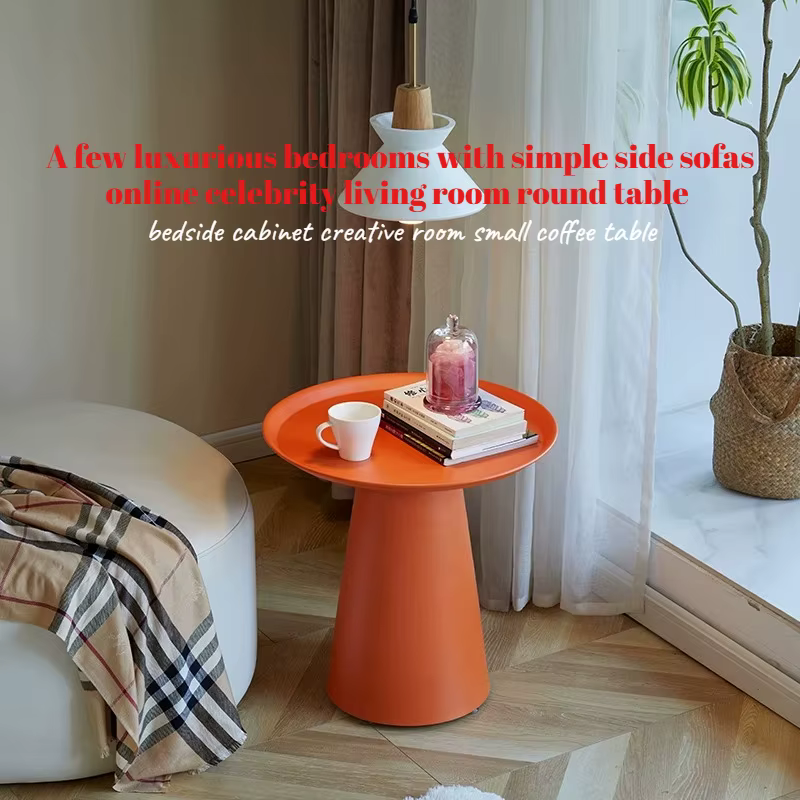 Tables basses vintage orange
