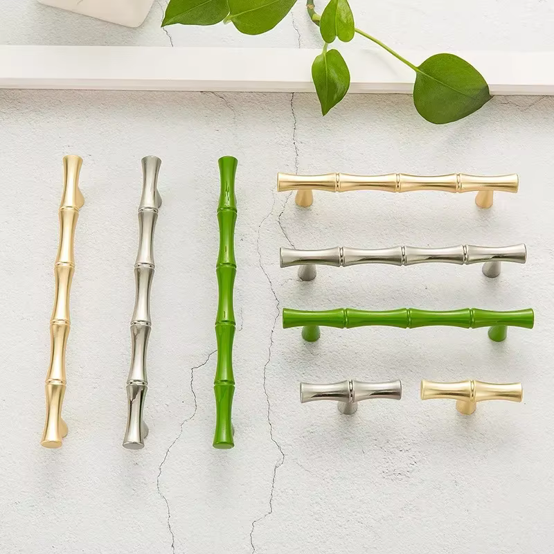 Poignée de quincaillerie de meubles de Style bambou