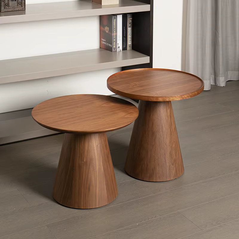 Table ronde en bois massif Joylive