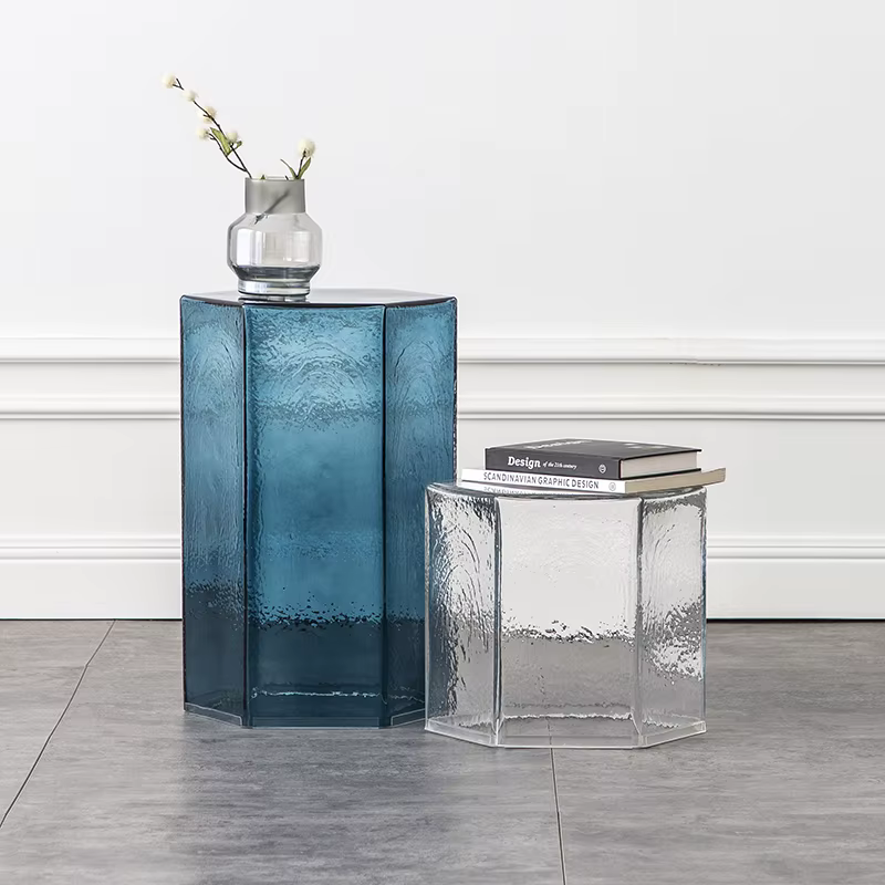 Table basse en verre de luxe