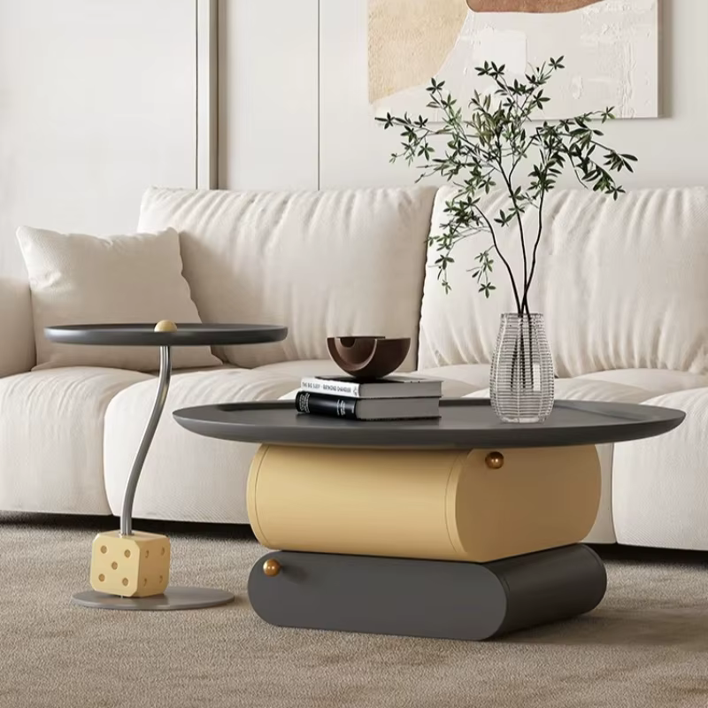 Table basse centrale élégante et moderne de luxe pour salon