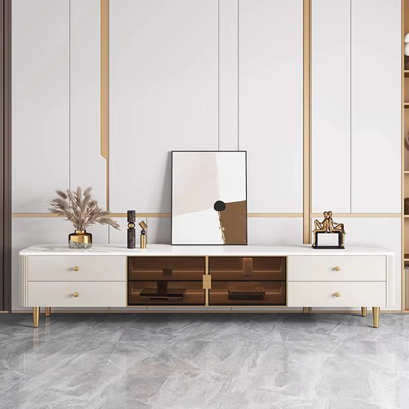 Moderne avec support meuble Tv français luxe beauté minimaliste