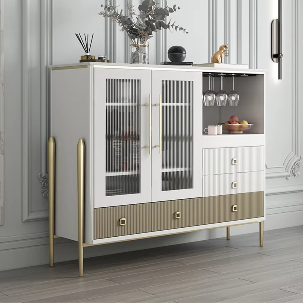 Armoire de rangement au sol, porte sur pied verte, meuble de salon pour parfum, jouets de vin de luxe, meubles de maison