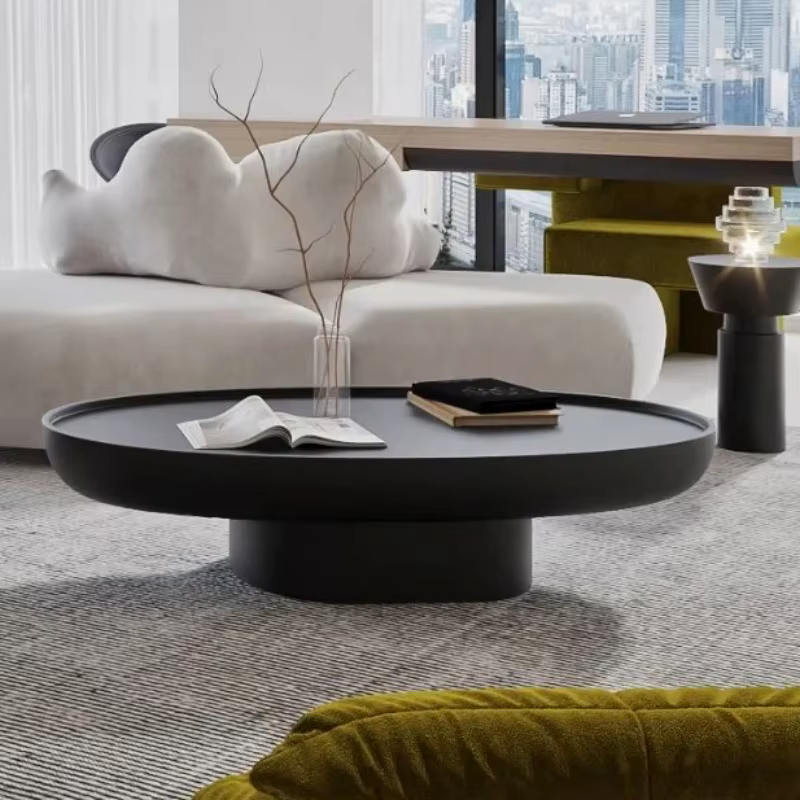 Table basse ovale moderne et décorative